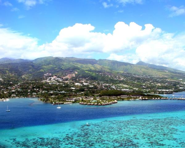 A beautiful view of Papeete