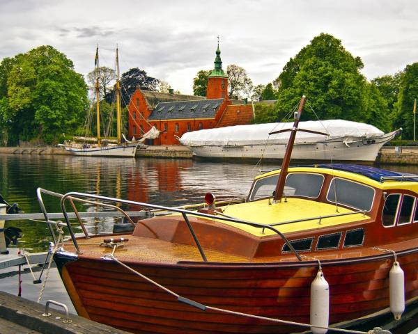 Una bella vista de Halmstad