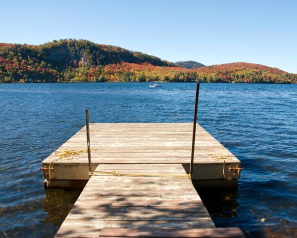 A beautiful view of Mont Laurier.