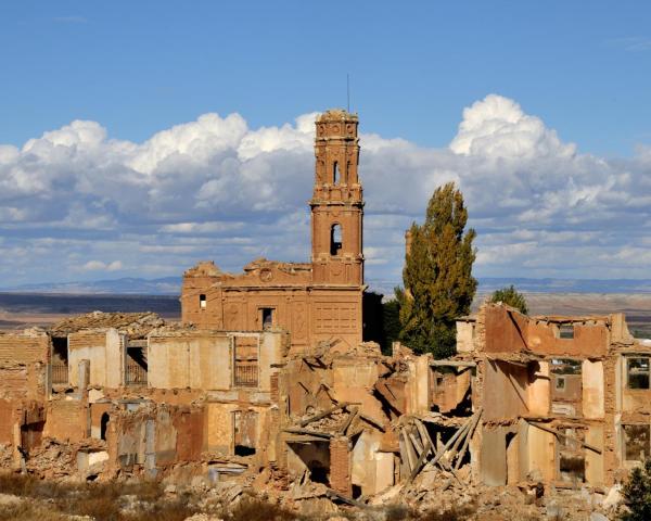 Una bellissima vista di Belchite