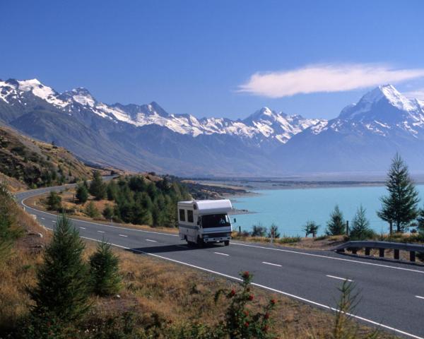 En smuk udsigt over Mount Cook National Park