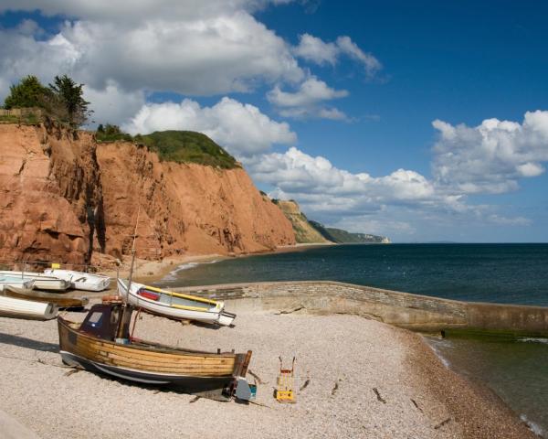 A beautiful view of Sidmouth