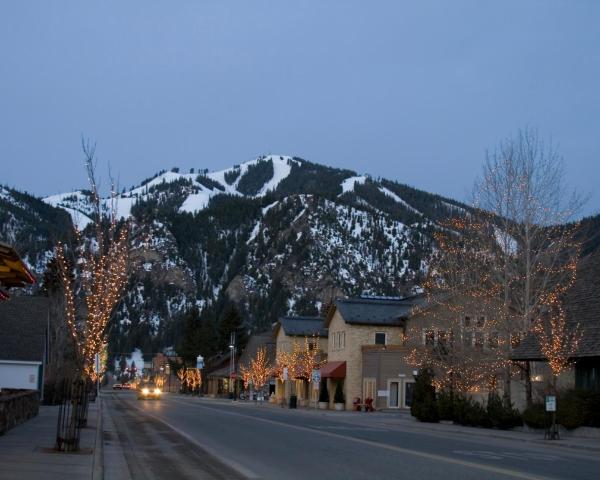 A beautiful view of Ketchum.