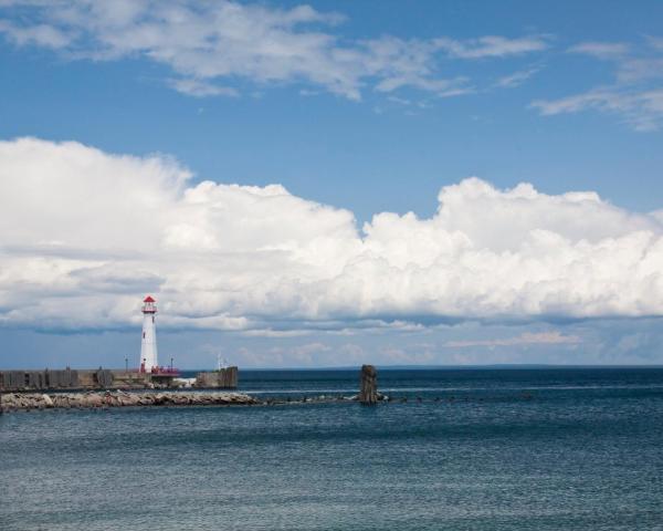 Fallegt útsýni yfir staðinn Saint Ignace