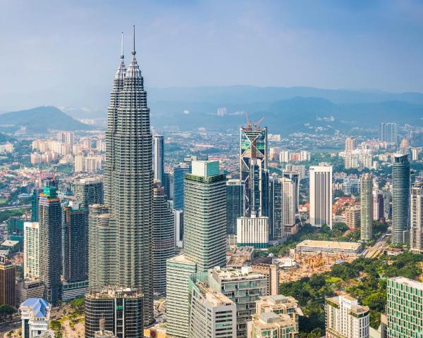 A beautiful view of Bukit Bintang.