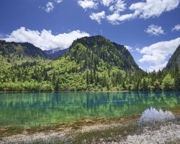 A beautiful view of Jiuzhaigou