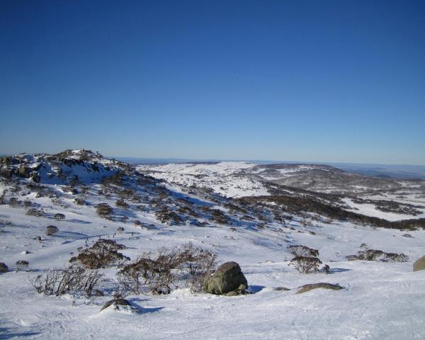 A beautiful view of Perisher Valley.