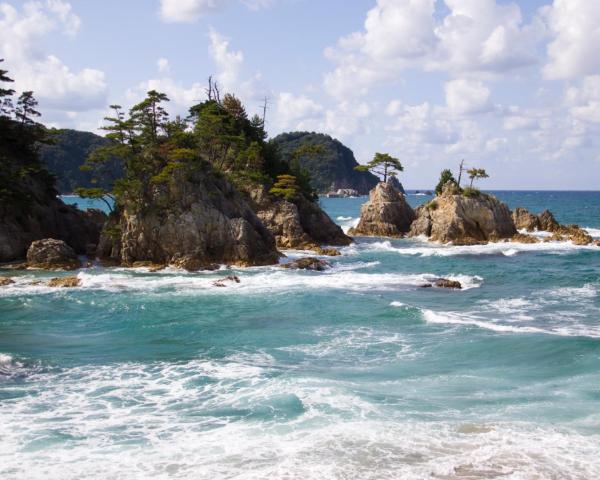 En smuk udsigt over Tottori