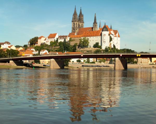 Ein schöner Blick auf Meissen