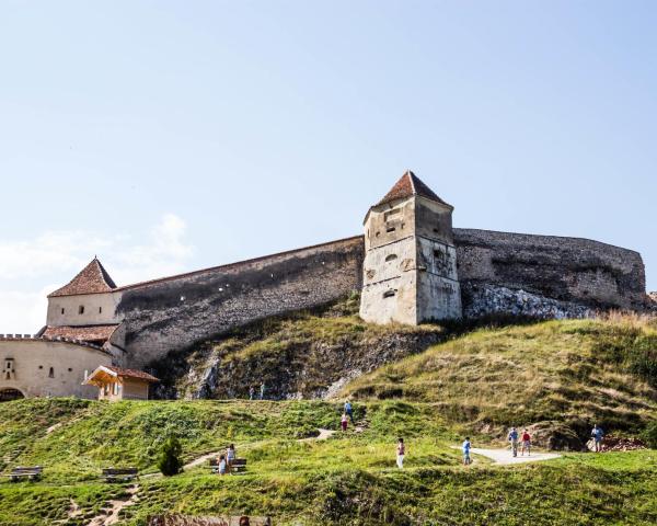 A beautiful view of Rasnov.