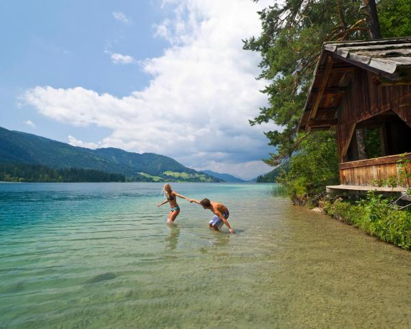 Predivan pogled na grad 'Weissensee' 