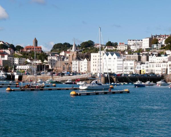 A beautiful view of Saint Peter Port.