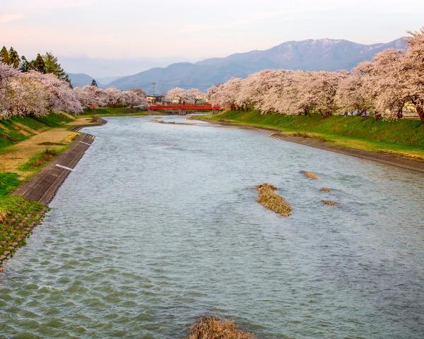 A beautiful view of Daisen.