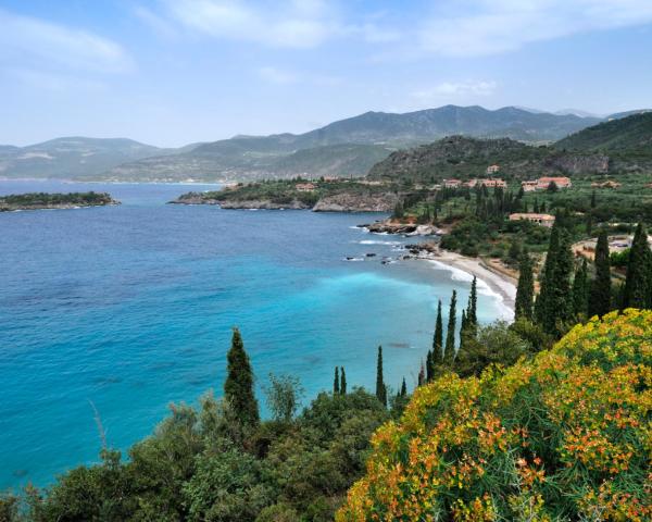 Una bellissima vista di Kardamyli