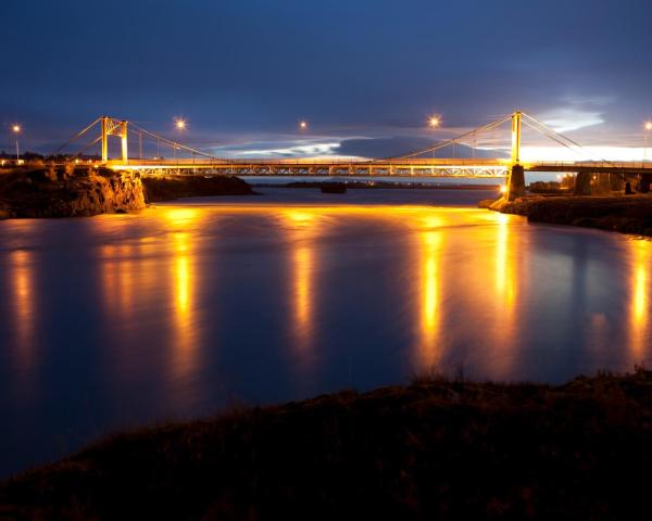 A beautiful view of Selfoss.