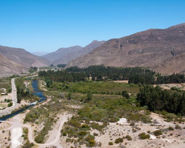 A beautiful view of Pisco Elqui.