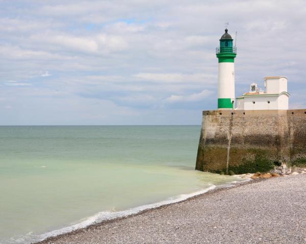 Ein schöner Blick auf Le Treport