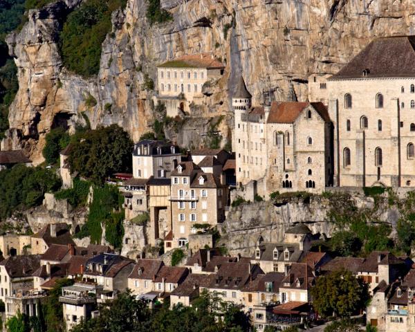 A beautiful view of Rocamadour.