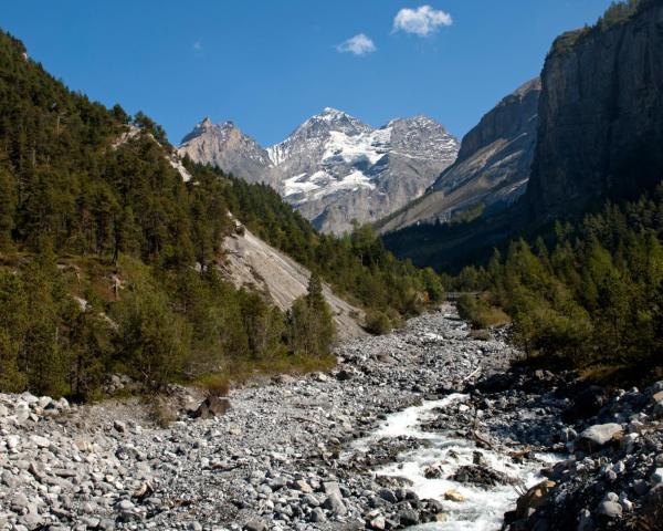 Magandang view ng Kandersteg