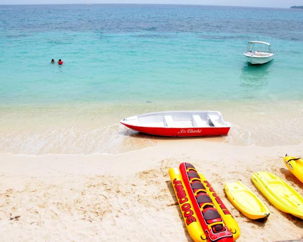 Vacker utsikt över Playa Blanca