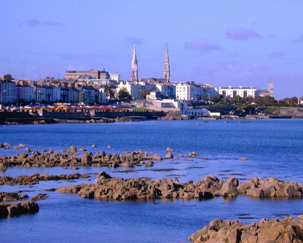 Een mooi uitzicht van Dun Laoghaire