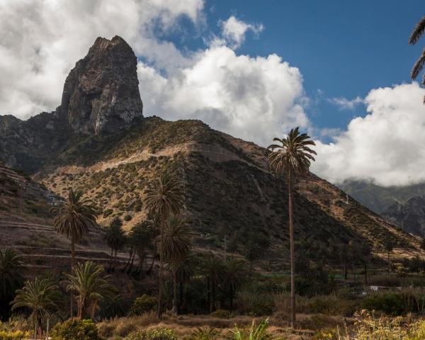 A beautiful view of Vallehermoso.