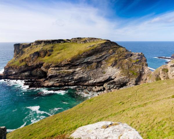 Красива гледка от Tintagel