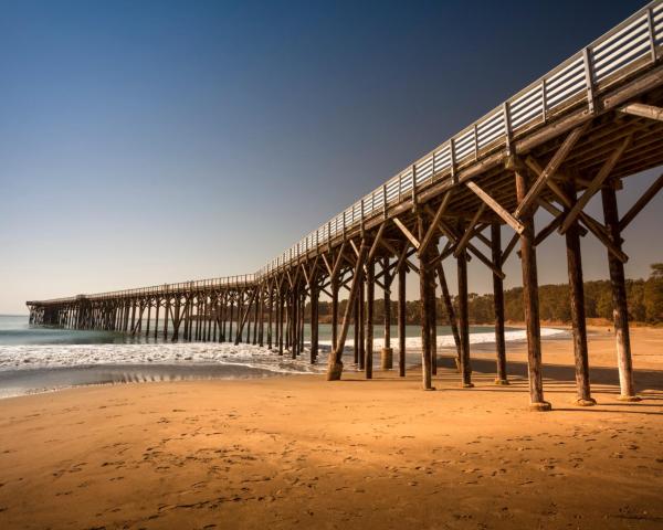 Una bella vista de San Simeon