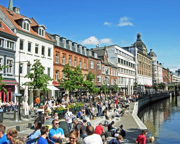 A beautiful view of Aarhus.