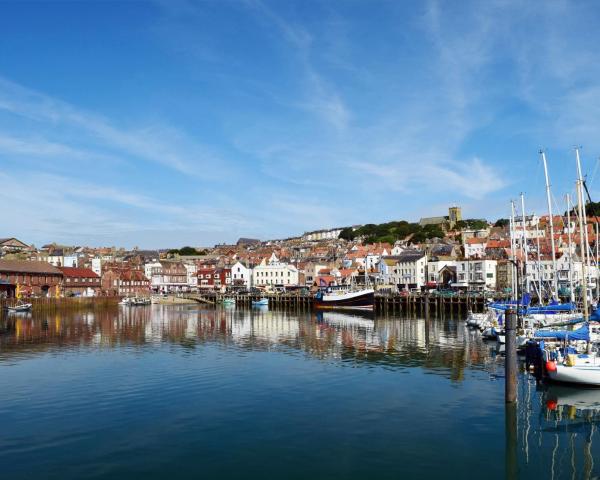 Ein schöner Blick auf Scarborough