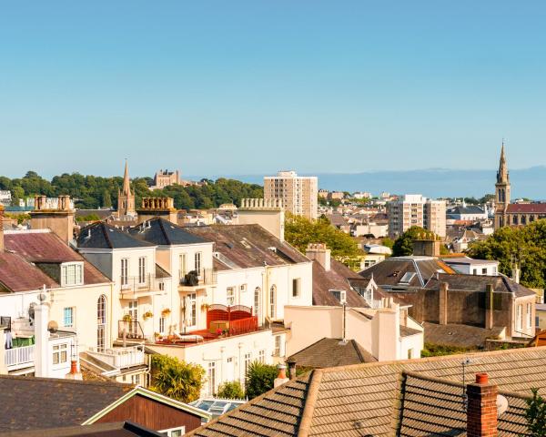 A beautiful view of Saint Helier