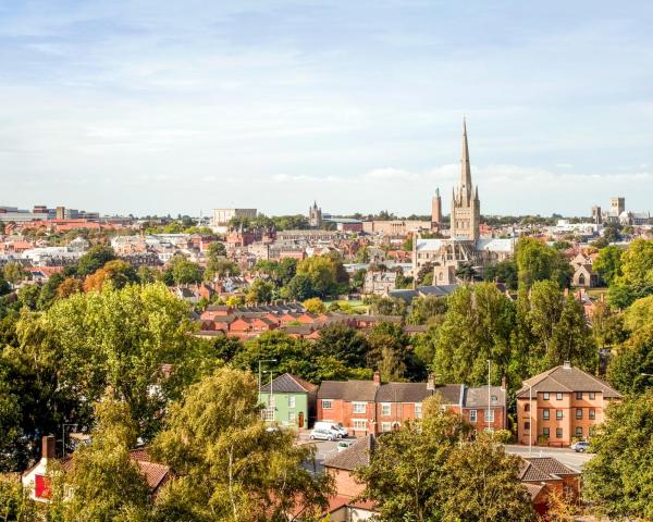 A beautiful view of Norwich