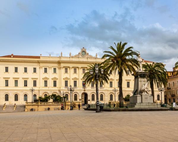 Ein schöner Blick auf Sassari