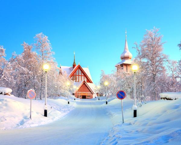 A beautiful view of Kiruna