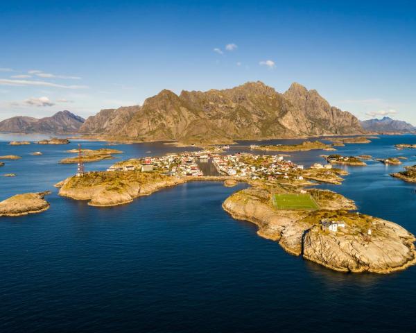 A beautiful view of Henningsvaer.