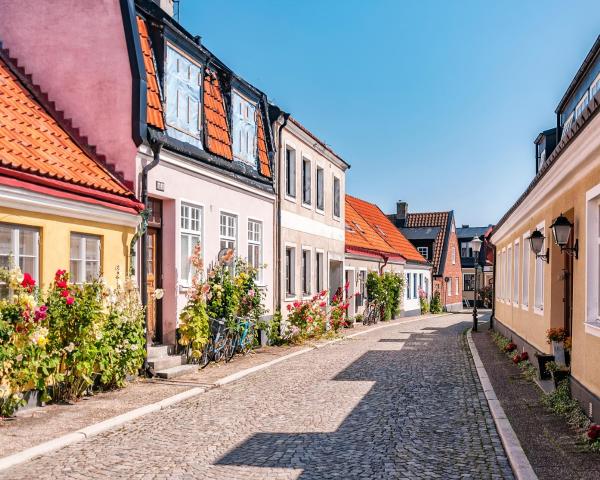 Ein schöner Blick auf Ystad