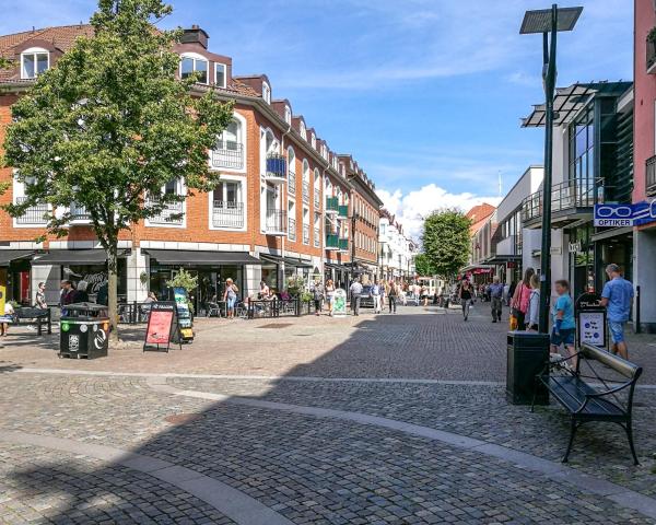 Ein schöner Blick auf Angelholm