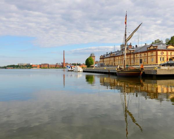 A beautiful view of Nikolainkaupunki.