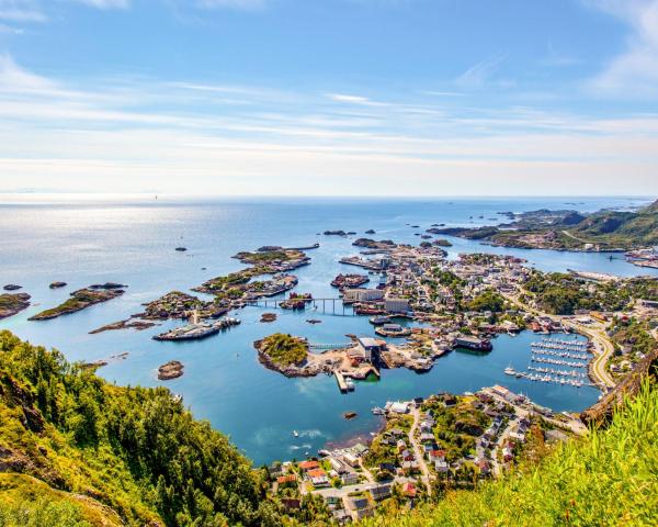 A beautiful view of Svolvaer.