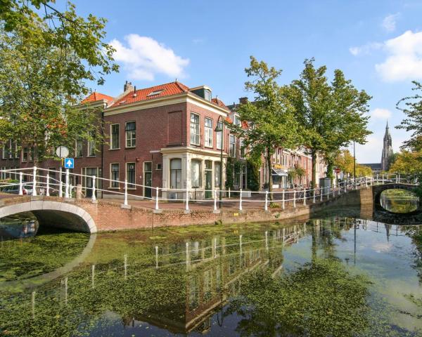 A beautiful view of Delft.