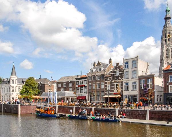 Piękny widok miasta Breda