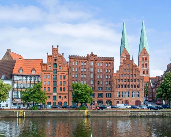 Una bonita vista de Lubeck