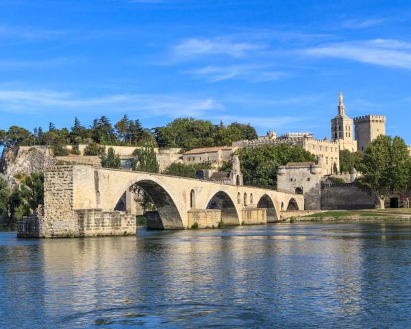 A beautiful view of Avignon