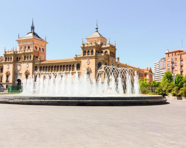 Ein schöner Blick auf Valladolid