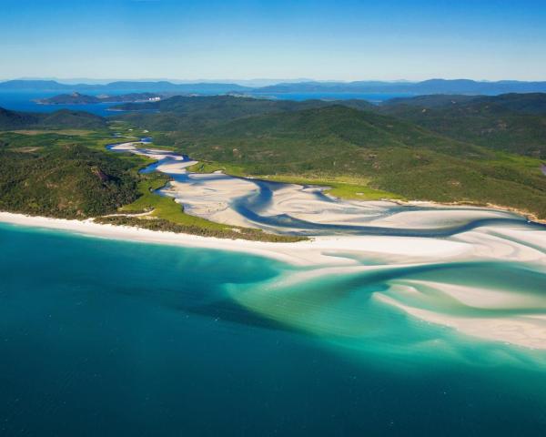 A beautiful view of Airlie Beach