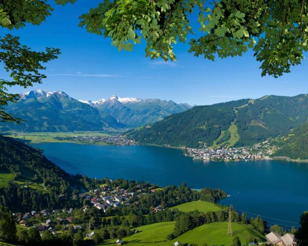 A beautiful view of Zell am See.