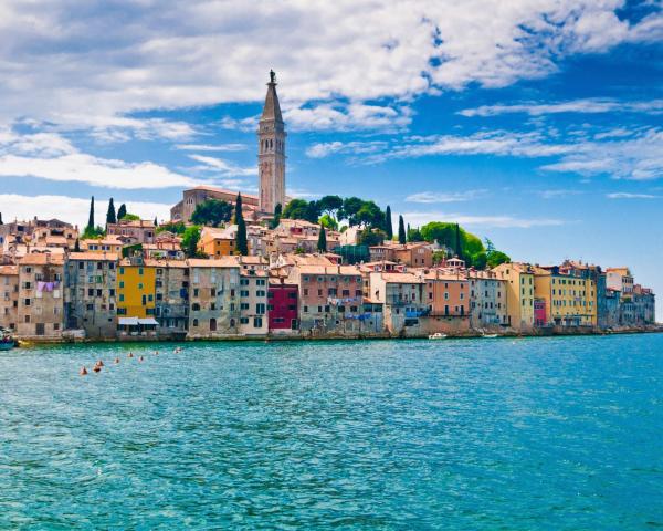 Una bellissima vista di Rovigno