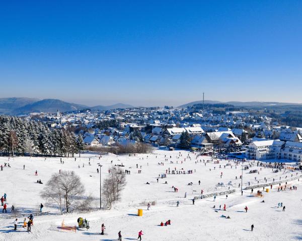 Predivan pogled na grad 'Winterberg' 