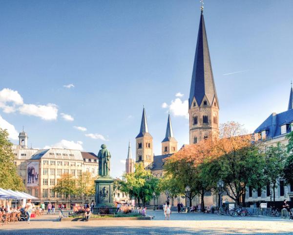 Ein schöner Blick auf Bonn