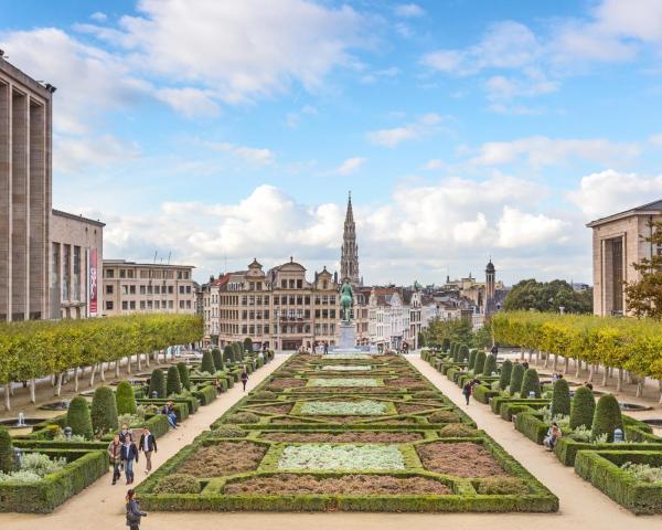 A beautiful view of Brussels.